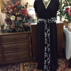 Ashley Stewart Pretty Dress navy